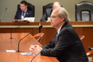Martin Marshall, president of the International Association of Assessing Officers, testifies on the Dark Stores issue.