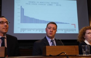 The league's John LaMacchia speaks on a panel during Infrastructure Week in Washington D.C. May 19, 2016.